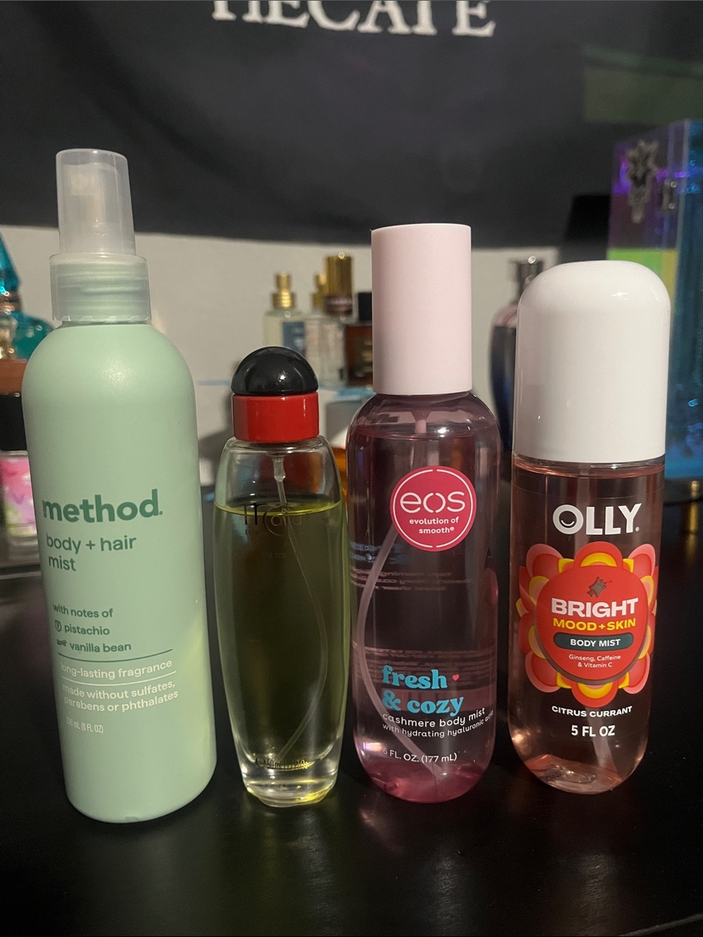 Bundle of method, EOS, Maja, & Olly - scents pistachio/van, Fresh&cozy, citrus